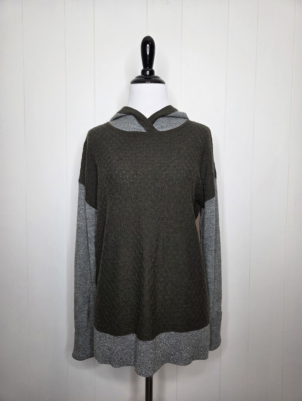 Smartwool Women's Shadow Pine Wool Blend Hoodie Sweater Size Medium